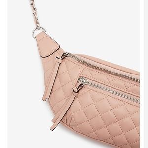 Express Chain Strap Quilted Bag- Pink